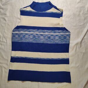 Nine west  sleeveless mock neck shirt size M